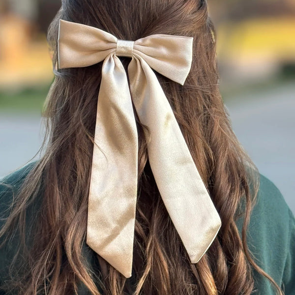 Lily Long Tailed Hair Bows - Multiple Colors