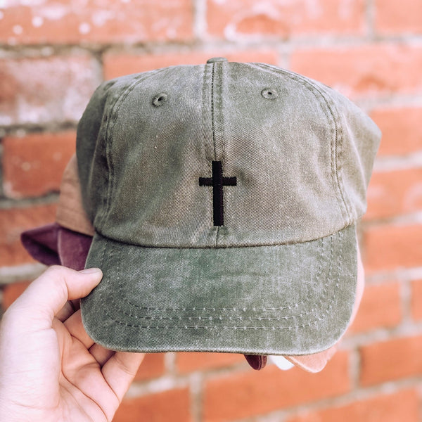 Courageous Cross Hat - Multiple Colors