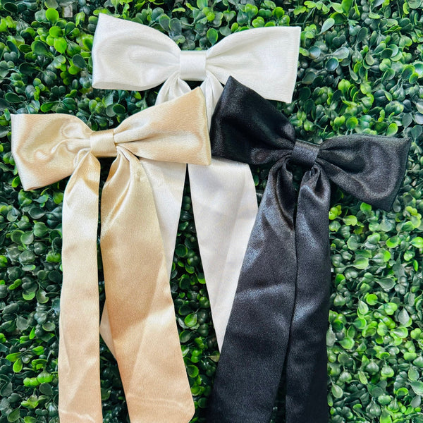 Lily Long Tailed Hair Bows - Multiple Colors