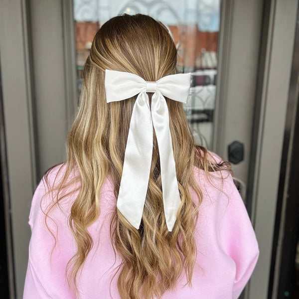 Lily Long Tailed Hair Bows - Multiple Colors