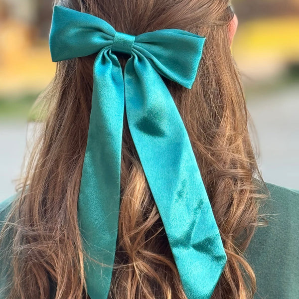 Lily Long Tailed Hair Bows - Multiple Colors