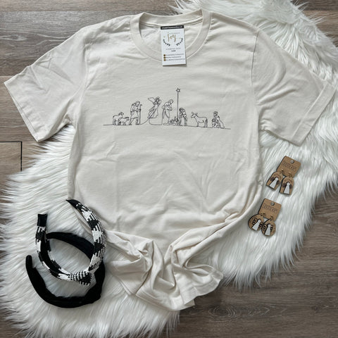 Nativity Vintage White Tee