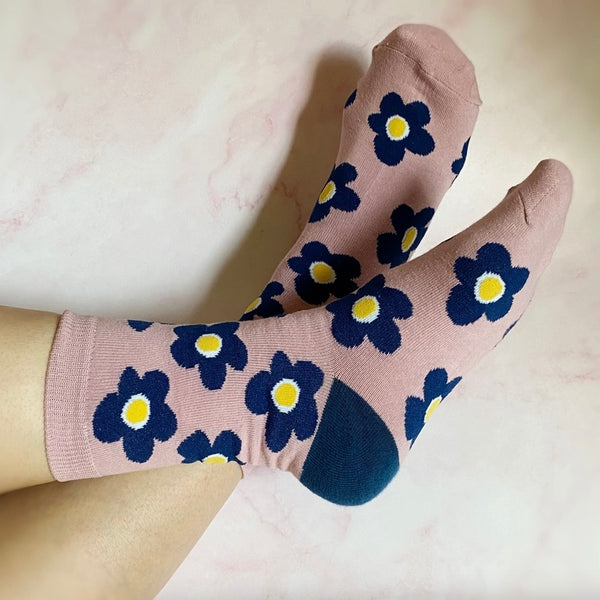 Daisy Sock Set - Pink/Blue